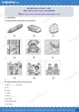 Đề thi học kì 1 Tiếng Anh 3 Family and Friends - Đề số 2